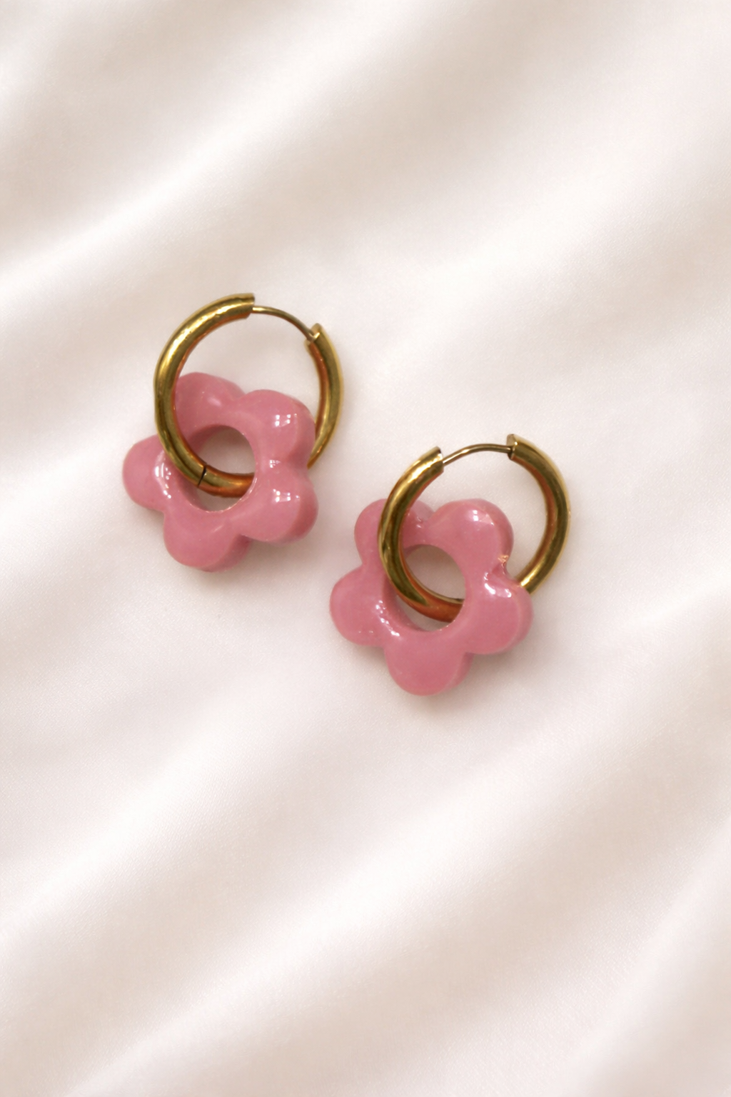 Boucles d'oreilles PAOLA - Rose