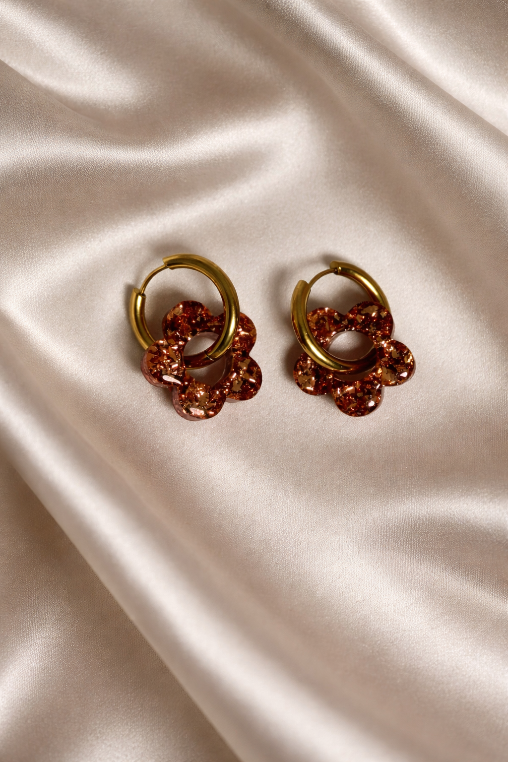 Boucles d'oreilles SONYA - Rose Gold