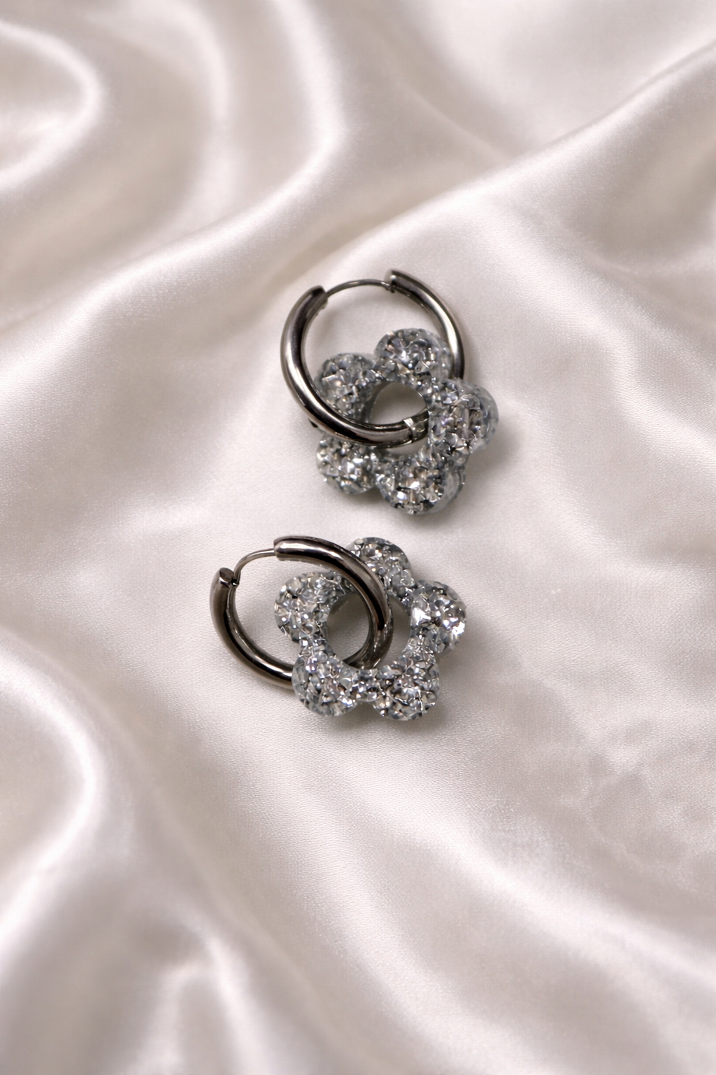 Boucles d'oreilles SONYA - Argentées