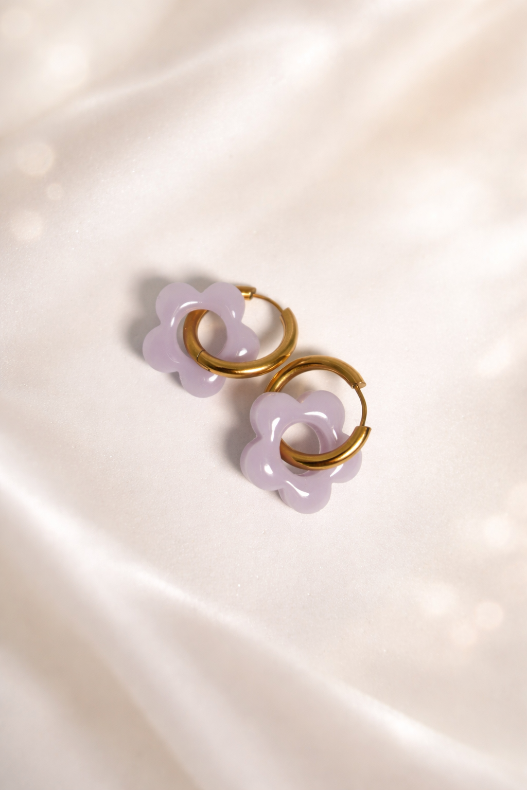 Boucles d'oreilles PAOLA - Lilas