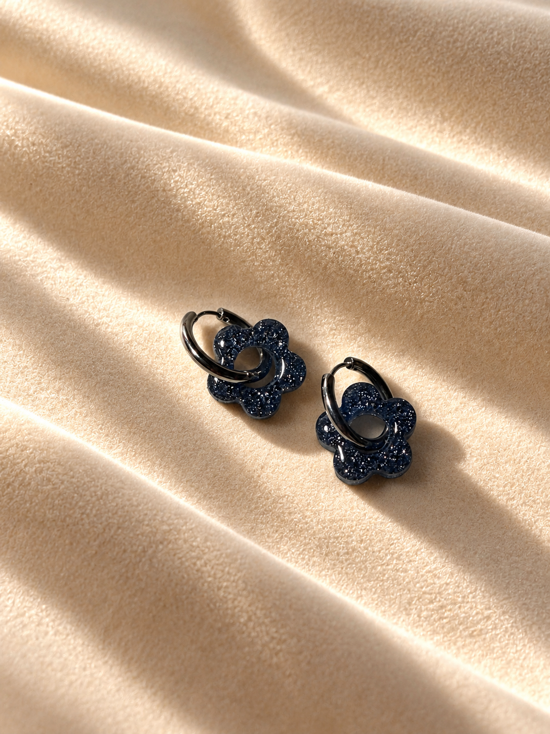 Boucles d'oreilles ARYA - Gris