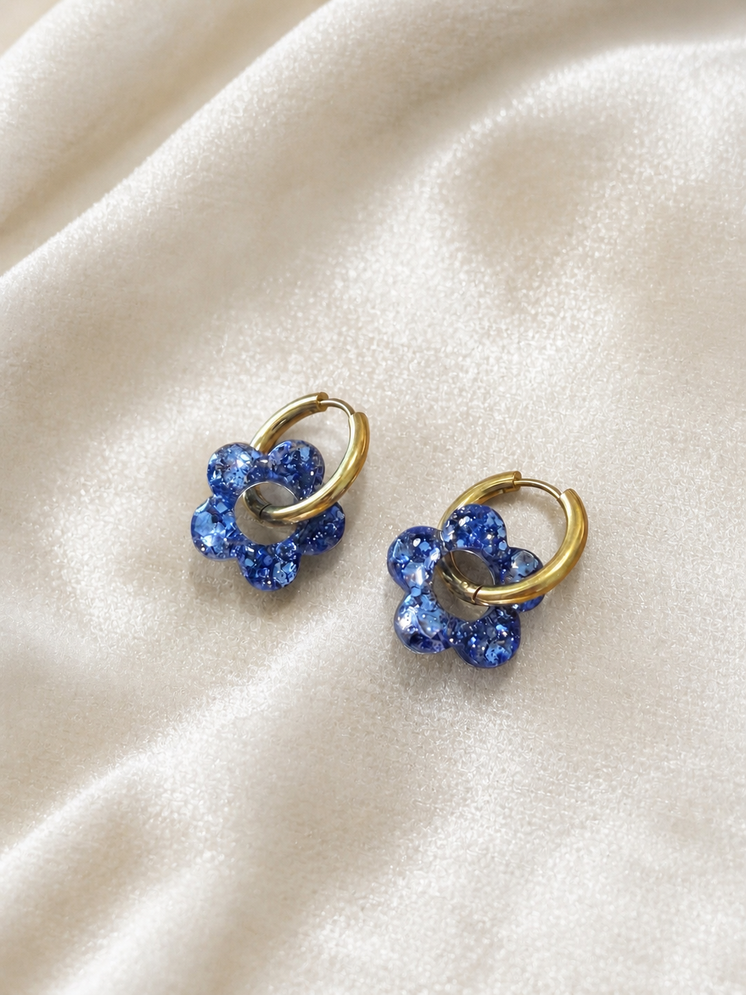 Boucles d'oreilles HANNA - Bleu