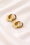 Boucles d'oreilles PAOLA - Jaune Pastel