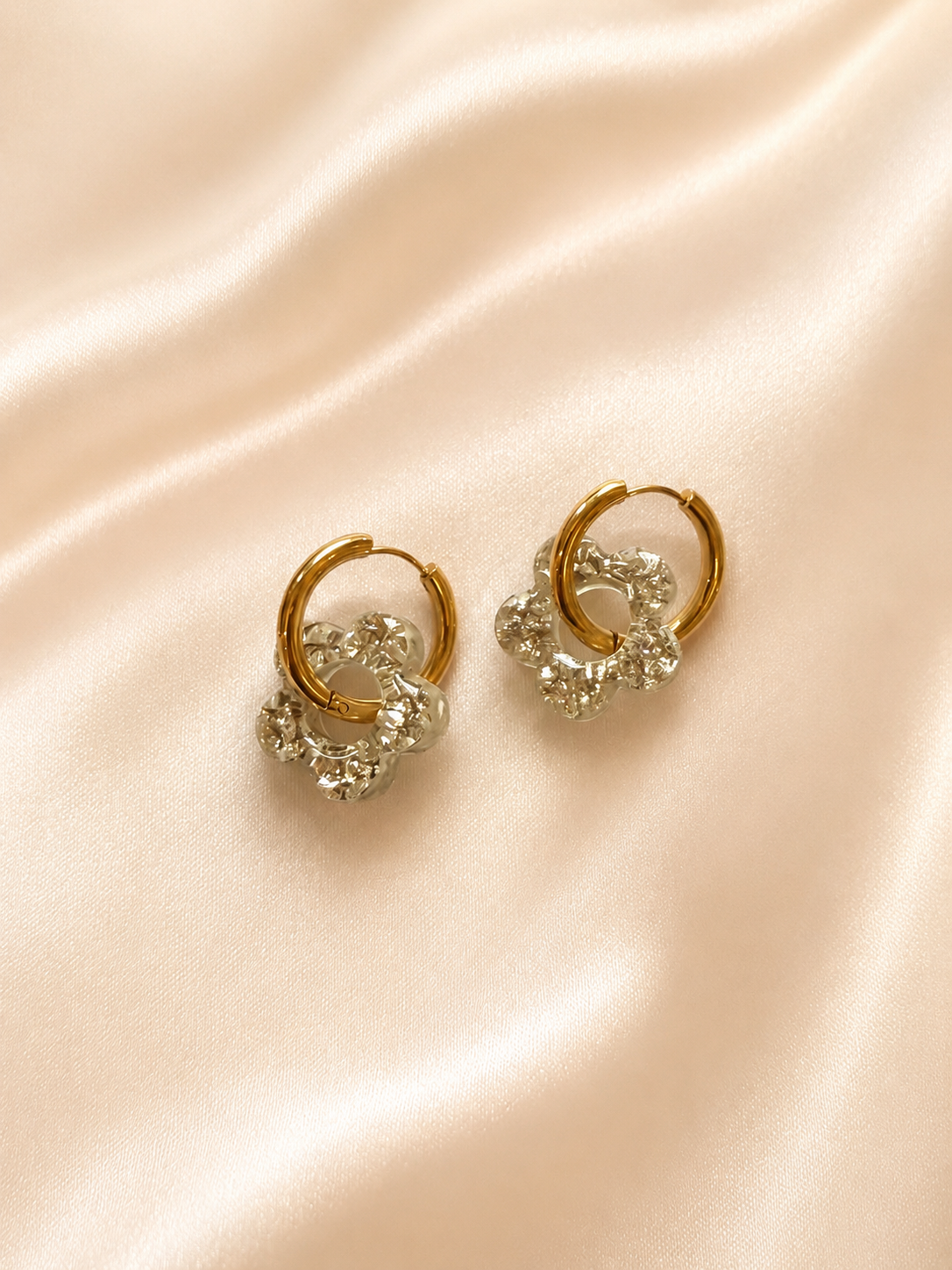 Boucles d'oreilles PAULINA - Argentées