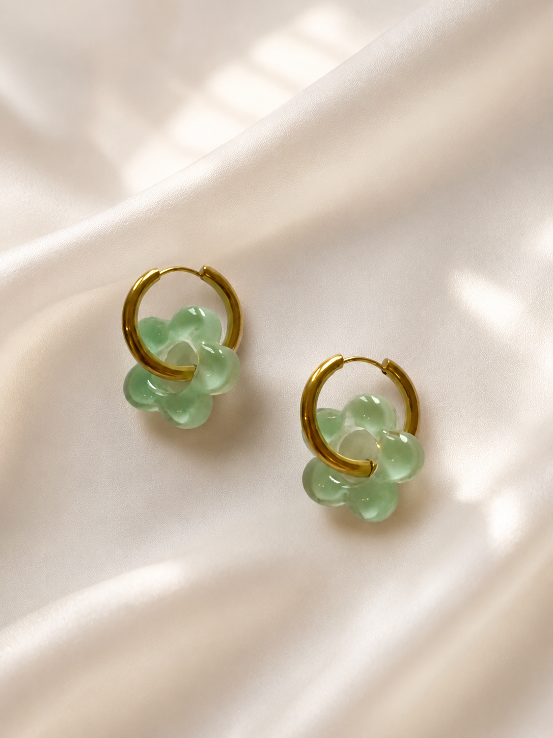 Boucles d'oreilles PAOLA - Eclat Vert