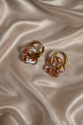 Boucles d'oreilles SONYA - Eclat Rose Gold