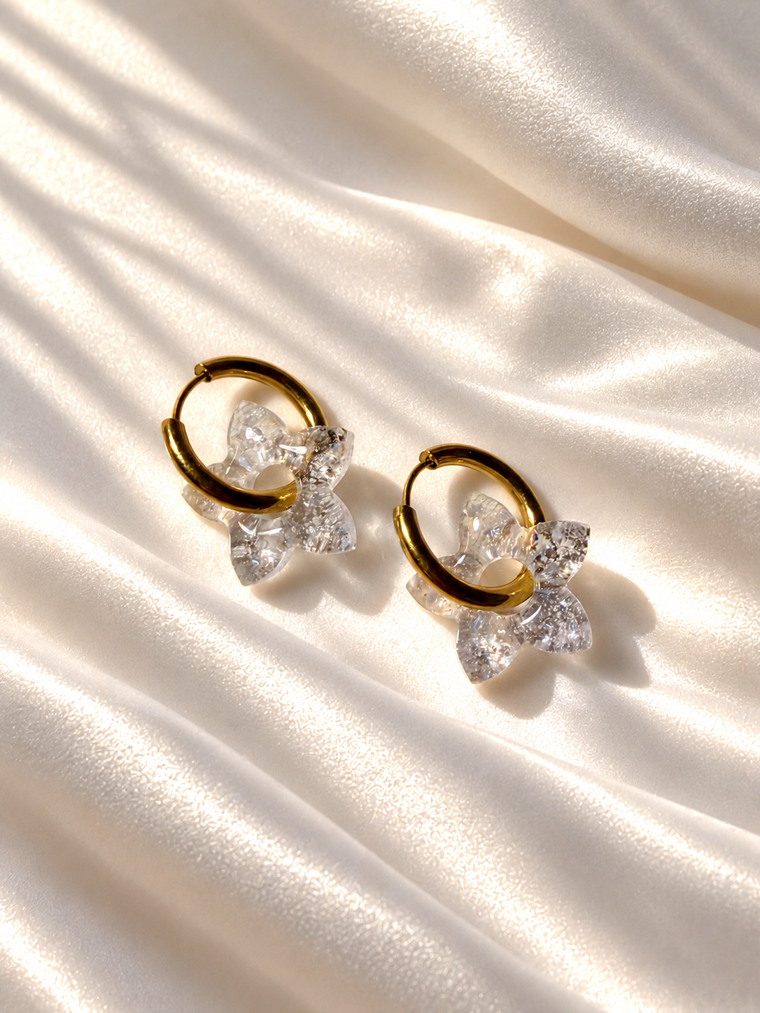 Boucles d'oreilles ELSA - Étoiles Cristal