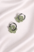 Boucles d'oreilles PAOLA - Eclat Vert Sauge