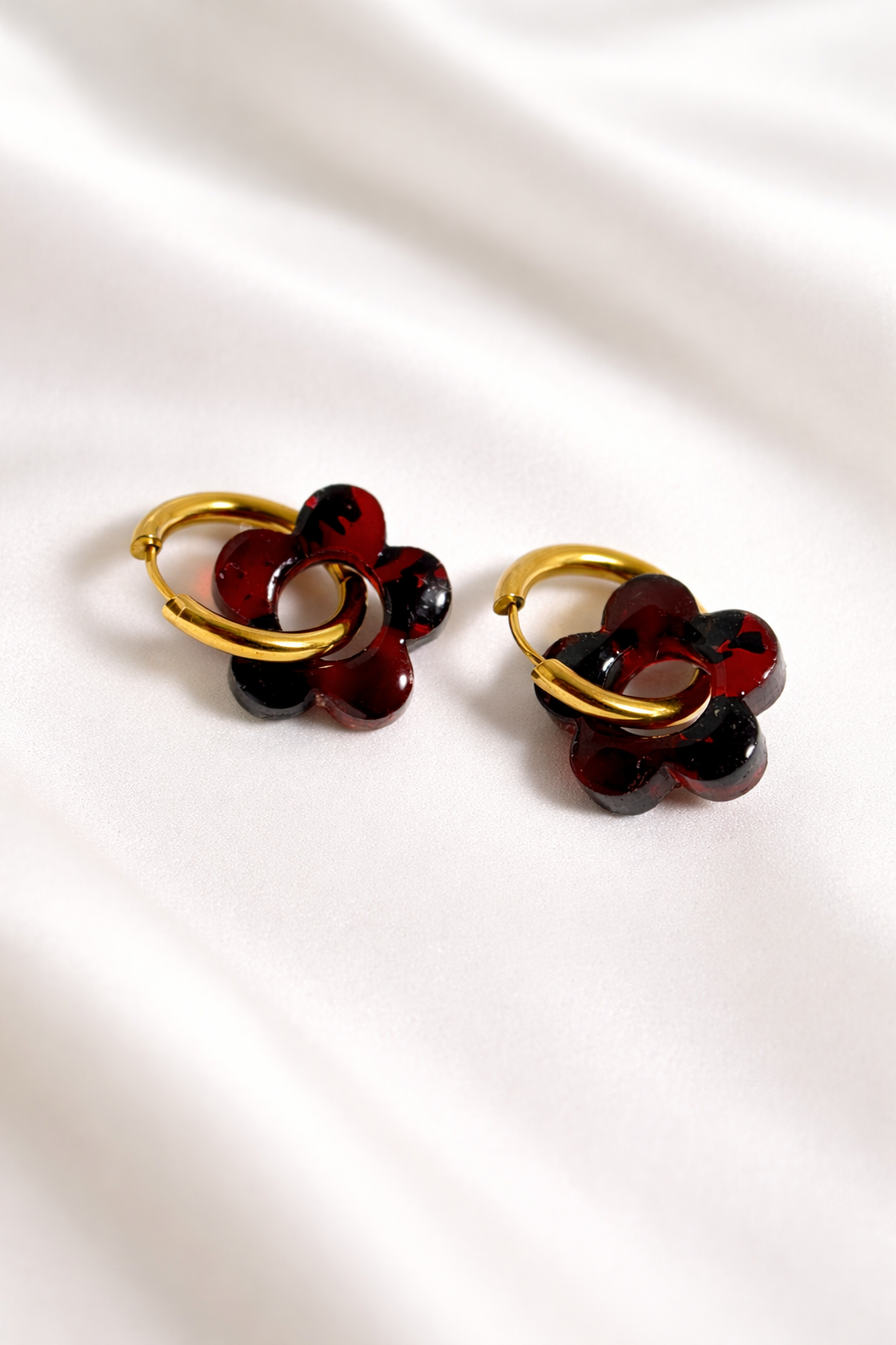 Boucles d'oreilles LAURA - Tortoise