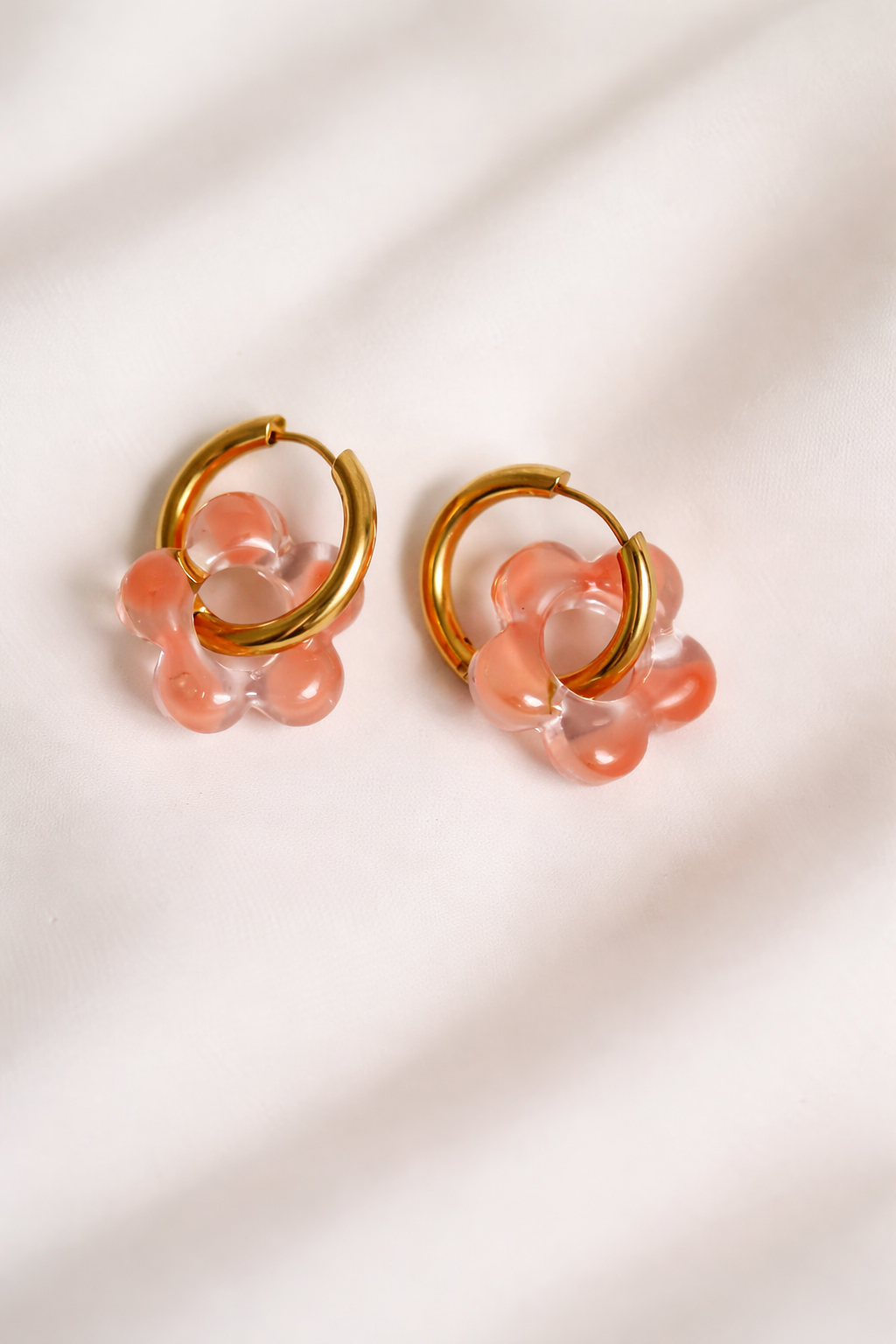 Boucles d'oreilles PAOLA - Eclat Corail